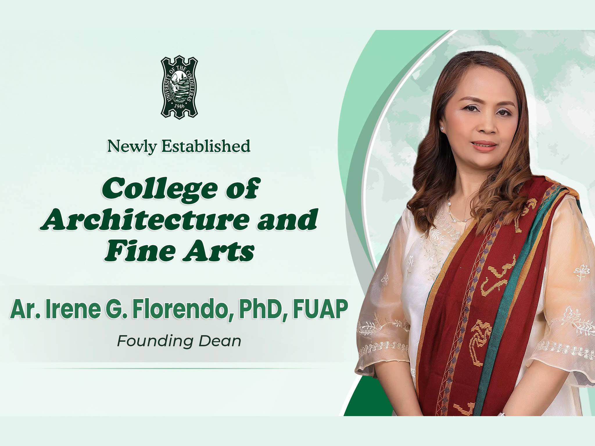 UC Establishes College of Architecture and Fine Arts, starting SY 2025-26, with Dr. Irene G. Florendo as Founding Dean